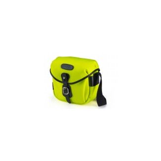 Billingham Hadley Digital Bag Neon Yellow Canvas/Black Leather Edges & Black Interior