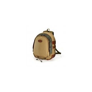 Billingham Rucksack 25 Canvas Khaki/Leather Trim Tan