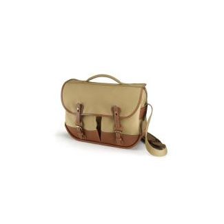 Billingham Eventer Bag Khaki Canvas/Light Brown Leather Trim + Brass Hardware