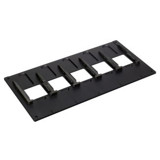 Cambo Slide holder mounted on film holder. Holds 5 slides.