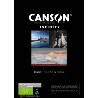 Canson Infinity Somerset Enhanced Velvet Radiant White gr225 25xA2