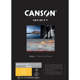 Canson Infinity Somerset Enhanced Satin White gr225 25xA3