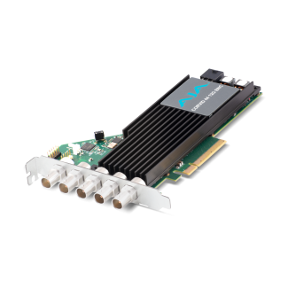 Aja Video Systems CRV44-12G-R0-22 Corvid 44 12G - 12G-SDI PCIe, x4 Ch I/O, Tall Bracket, Passive Cooling, BNC