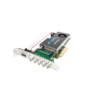 Aja Video Systems CRV88-9-T-R0 Corvid 88 - PCIe 2.0 8-Channel I/O, raster independent channels, 4K capable, tall (standard) PCIe bracket, includes 9x 101999-02 cables
