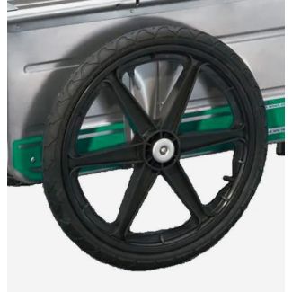 Foldit spare wheel solid rubber - black color