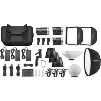 Godox Kit1 with 2 ML30 and 1 ML60 with accessories