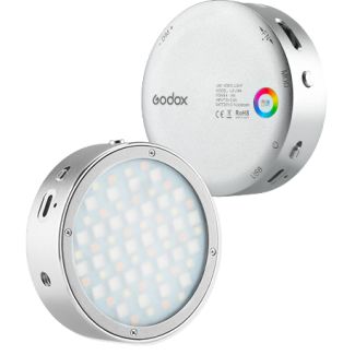 Godox mini round RGB LED Silver