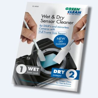 Green Clean SC-4060 kit per la pulizia Obiettivi/Vetro Panni umidi e asciutti per la pulizia dell'apparecchiatura