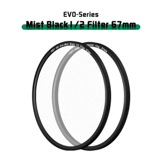H&Y EVO Mist Black Filter 1/4 HD Anodized Aluminum 67mm and Magnetic Adapter