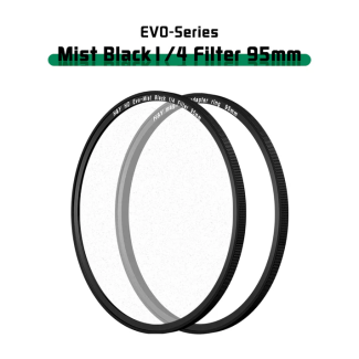 H&Y EVO Mist Black Filter 1/4 HD Anodized Aluminum 95mm and Magnetic Adapter