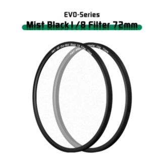 H&Y EVO Mist Black Filter 1/8 HD Anodized Aluminum 72mm and Magnetic Adapter