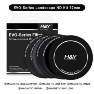 H&Y EVO HD Landscape ND Filter - IRND 8/64/1000 KIT anodized aluminum 67mm and magnetic adapter