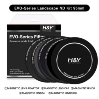 H&Y EVO HD Landscape ND Filter - IRND 8/64/1000 KIT anodized aluminum 95mm and magnetic adapter