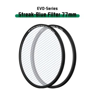 H&Y EVO Filter Strip-Blue HD Anodized Aluminum 77mm and Magnetic Adapter