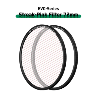 H&Y EVO Filter Strip-Pink HD Anodized Aluminum 72mm and Magnetic Adapter