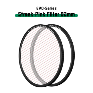 H&Y EVO Filter Strip-Pink HD Anodized Aluminum 82mm and Magnetic Adapter