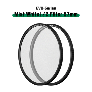 H&Y EVO Mist White Filter 1/2 HD Anodized Aluminum 67mm and Magnetic Adapter