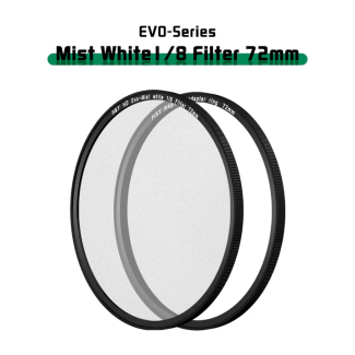 H&Y EVO Mist White Filter 1/4 HD Anodized Aluminum 72mm and Magnetic Adapter
