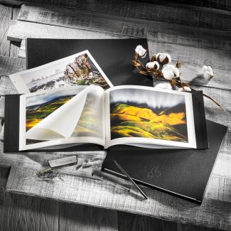Hahnemuhle A3 horizontal fabric album covers black