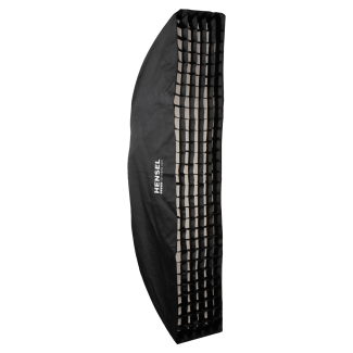 Hensel Softbox Ultra E 30x160 cm with honeycomb grid and recessed diffuser