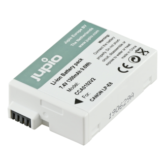 Jupio LP-E8 ULTRA 1300mAh Canon Camera Battery