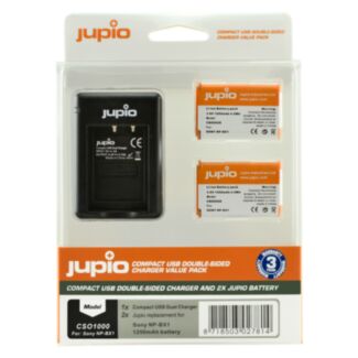 Jupio CSO1000 carica batterie Batteria per fotocamera digitale USB