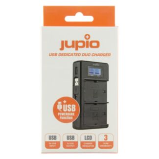Jupio Dual USB Battery Charger - LCD for Sony NP-FZ100