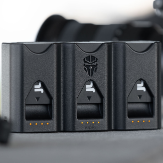 Jupio Pr1me Tri-Charge Battery Charger for Panasonic DMW-BLK22