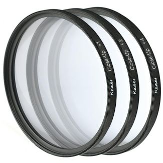 Kaiser Set Additional Lenses +1 +2 +4 Diameter 58mm