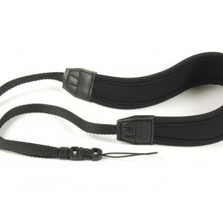 Kaiser 6742 tracolla Fotocamera Tessuto, Neoprene Nero