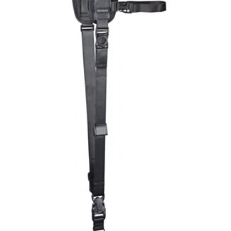 Kaiser 6760 tracolla Fotocamera Tessuto, Neoprene Nero