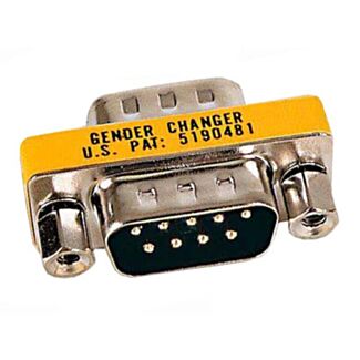 Link 07567 mini adapter null modem 9 pin male/female