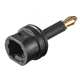 Link E10021 audio adapter Toslink female - 3.5 mm mini jacks male