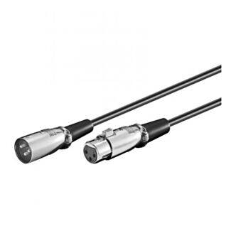 Link E10161 cable XLR 3 pin male/female metres 6