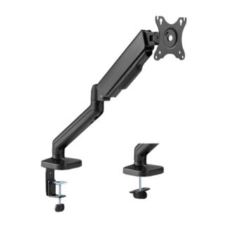 Link LK100341 braccio da tavolo a gas per monitor, fissaggio a morsa
