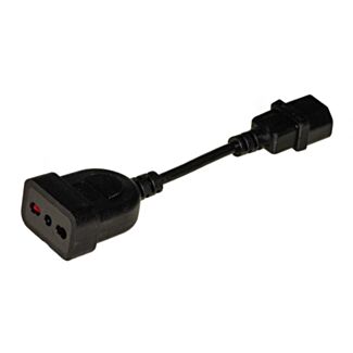 Link LK10058 cavo per gruppi di continuità con 1 femmina tripolare italiana 10a/16a - 1 connettore maschio c14