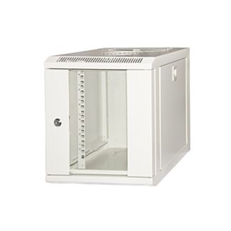 Link LK106U armadio rack 10" 6 unità in acciaio colore grigio con fianchi apribili