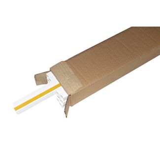 Link LK1661618 pack of 18 ducts cable duct adhesive in PVC 1 m mm 16x16 1 m with cover sliding white (18 m in total)
