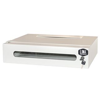 Link LK1902U30 armadio rack 19" 2U profondita' 360 mm colore grigio con porta vetro (axpxl) cm 12x36x54