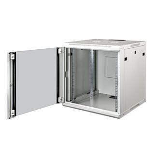 Link LK1906UPH armadio rack 19" 6 unità da muro per reti mm (A)380 x (L)600 x (P) 450 mm colore grigio porta vetro