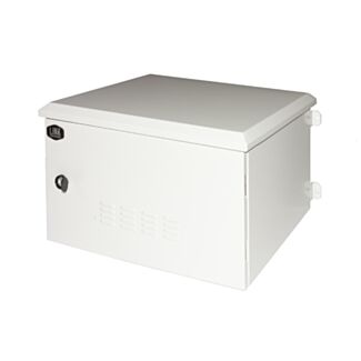 Link LK190945IP rack cabinet 19 inch 9U for networks outdoor protection class IP55 size mm (W)600x(D)450x(H)467 light grey with filtered fans