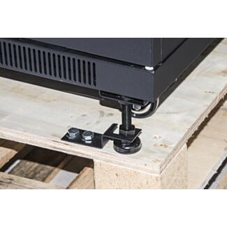 Link LK1927U66NF rack cabinet 19 27U (H)1388 (W)600 (D)600 perforated metal door, black