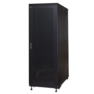 Link LK1937U610N rack cabinet 19" for networks 37U (H)1833, (W)600, (D)1000 perforated door, black