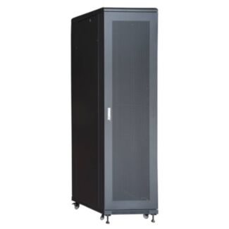 Link LK1942U610N rack cabinet 19" 42U (H)2055, (W)600, (D)1000 perforated door, black