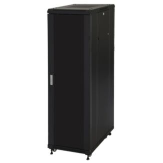 Link LK1942U610NV rack cabinet 19" 42U (H)2055, (W)600, (D)1000 glass door, black