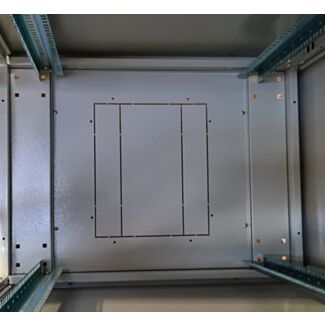 Link LK1942U66PT network rack cabinet 19" 42U (H)2000, (W)600, (D)600 perforated door series EAVI, grey
