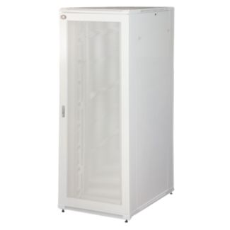 Link LK1942U88F armadio rack 19" 42U (A)2055, (L)800, (P)800 colore grigio porta traforata con guidacavi laterale