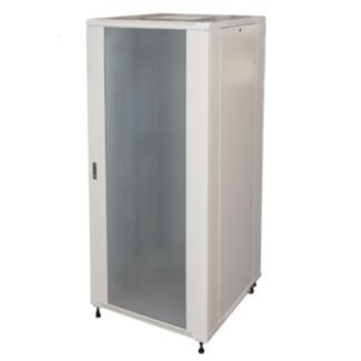Link LK1942U88GR armadio rack 19" 42U (A)2055, (L)800, (P)800 colore grigio porta vetro con guidacavi laterale
