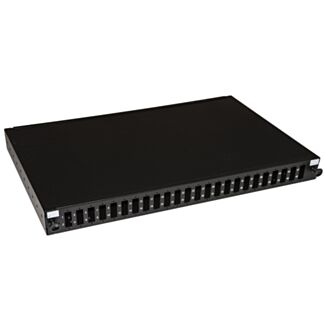 Link LK24FODN fibre optic panel 19" with 24 ports SC duplex depth 250 mm black with accessories