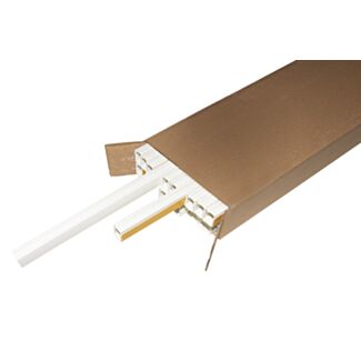 Link LK2561626 pack of 26 ducts cable duct adhesive in PVC 1 m dimensions 25x16 mm with cover sliding white (26 m in total)